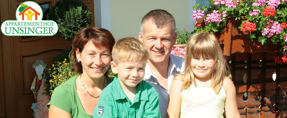 Familie Wimmer vom Usingerhof in Bad Füssing im Rottaler Bäderdreieck